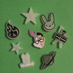 Bad Bunny Shoe Charms